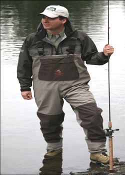 How do you use fishing waders?